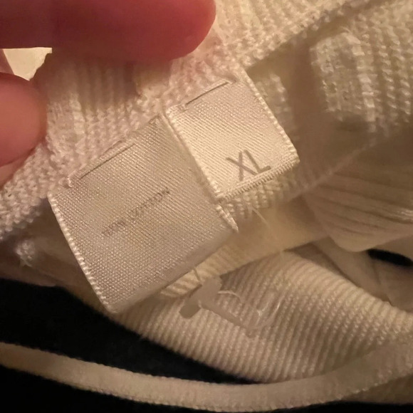 Kokun Lace Up Sides Cotton Sweater, size XL - Picture 7 of 7